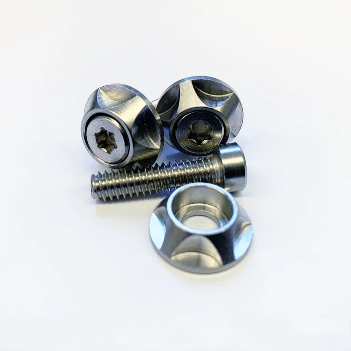 8-piece Stainless Stealth Hardware